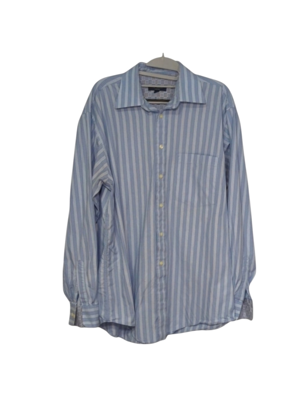 Ted Baker London Blue Striped Button Down Shirt